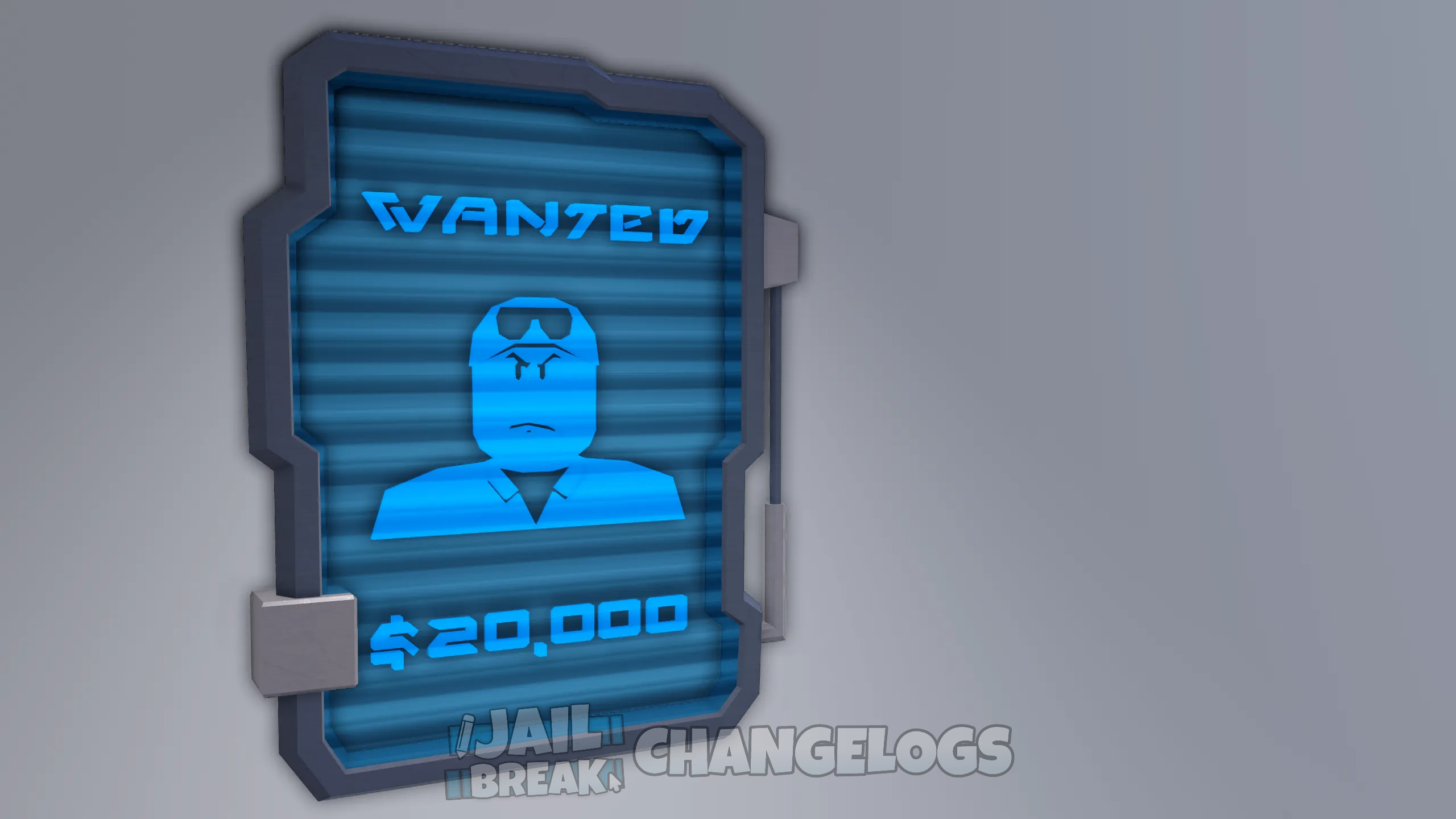 Wanted Hologram Signage